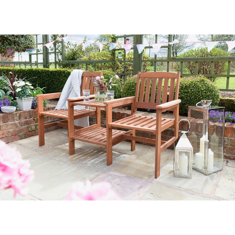 Jakarta Solid Wood Tete-a-Tete
