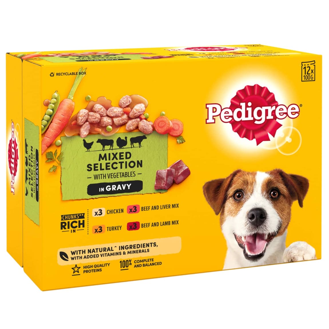 Pedigree Dog Food in Gravy 12pk