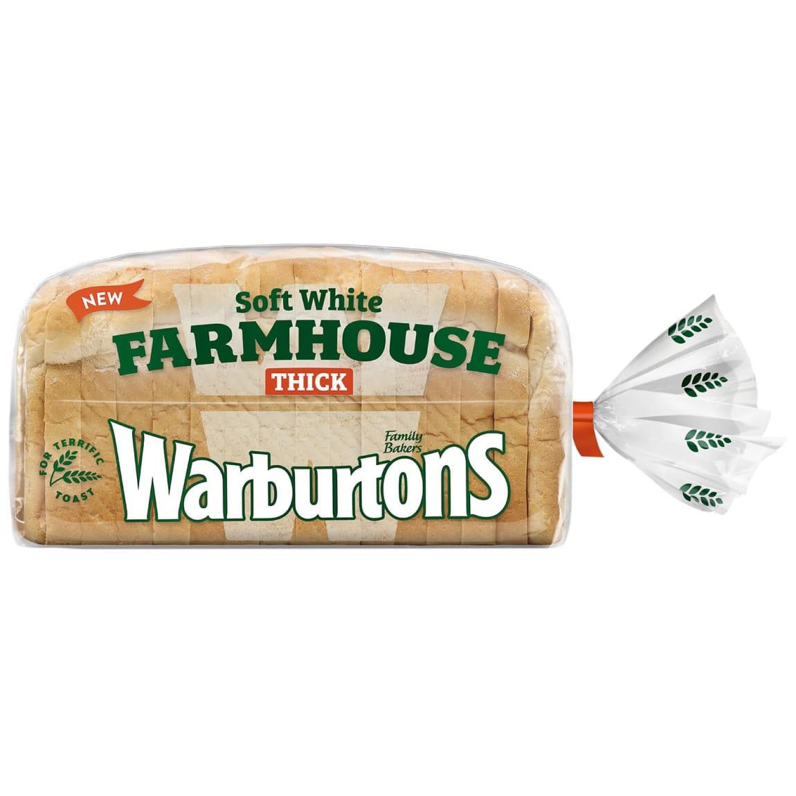 Warburtons Soft White Farmhouse Thick Bread 800g