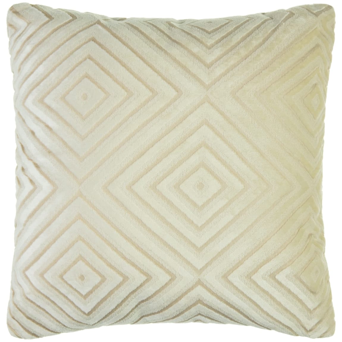 Jacquard Velvet Cushion - Natural