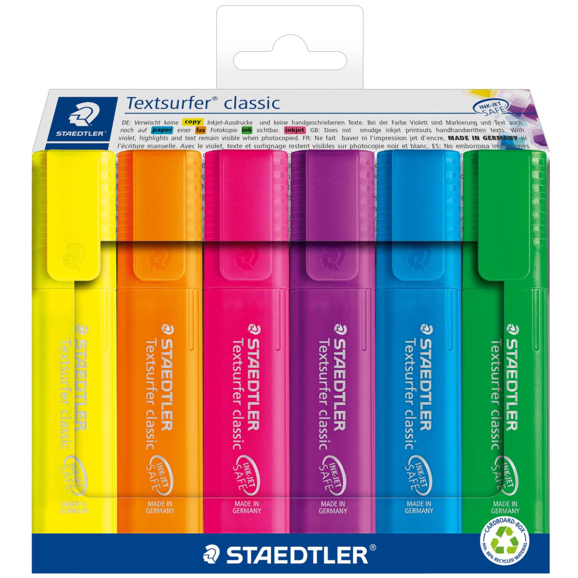 Staedtler Textsurfer Classic Highlighters 6pk