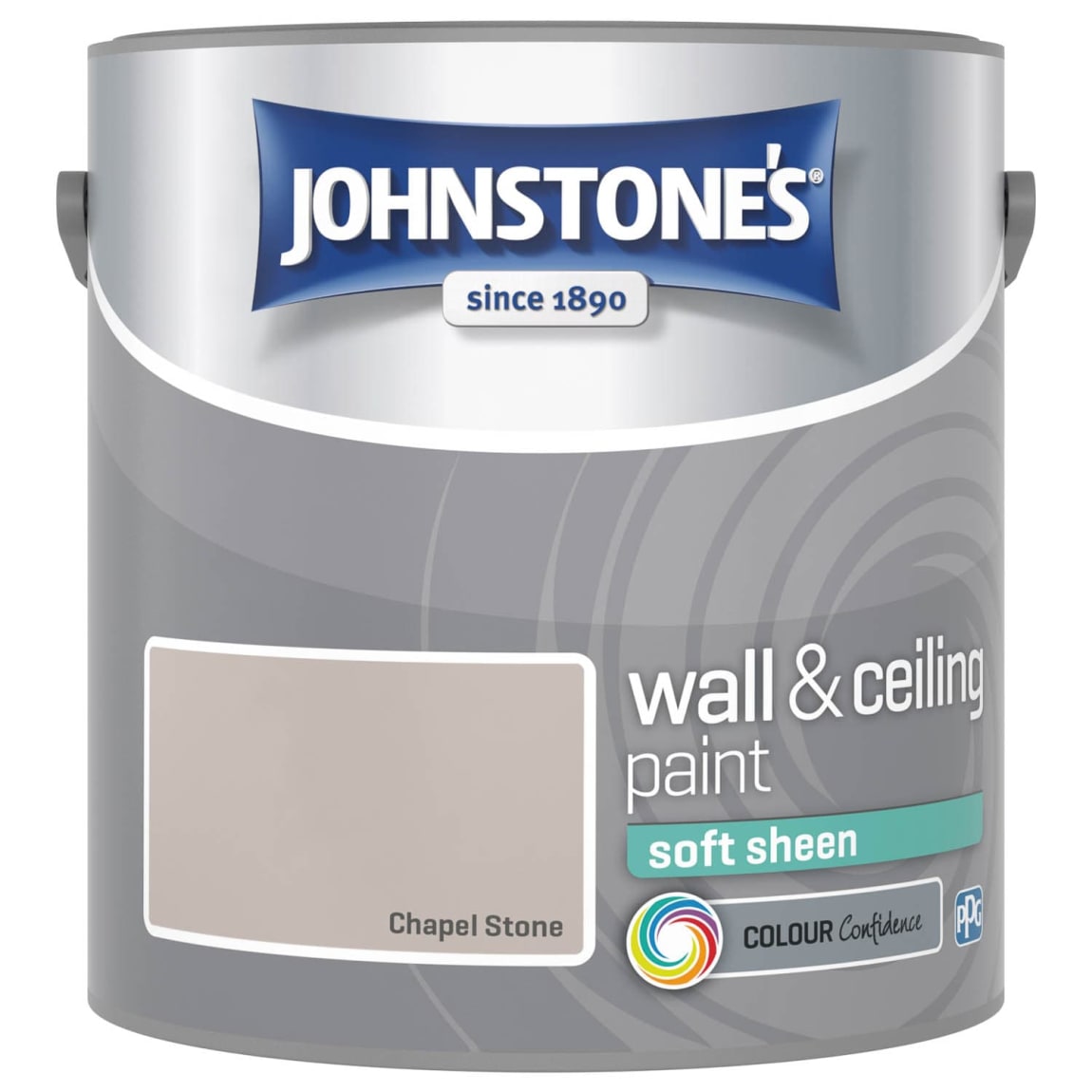 Johnstone's Paint Soft Sheen Emulsion - Chapel Stone 2.5L
