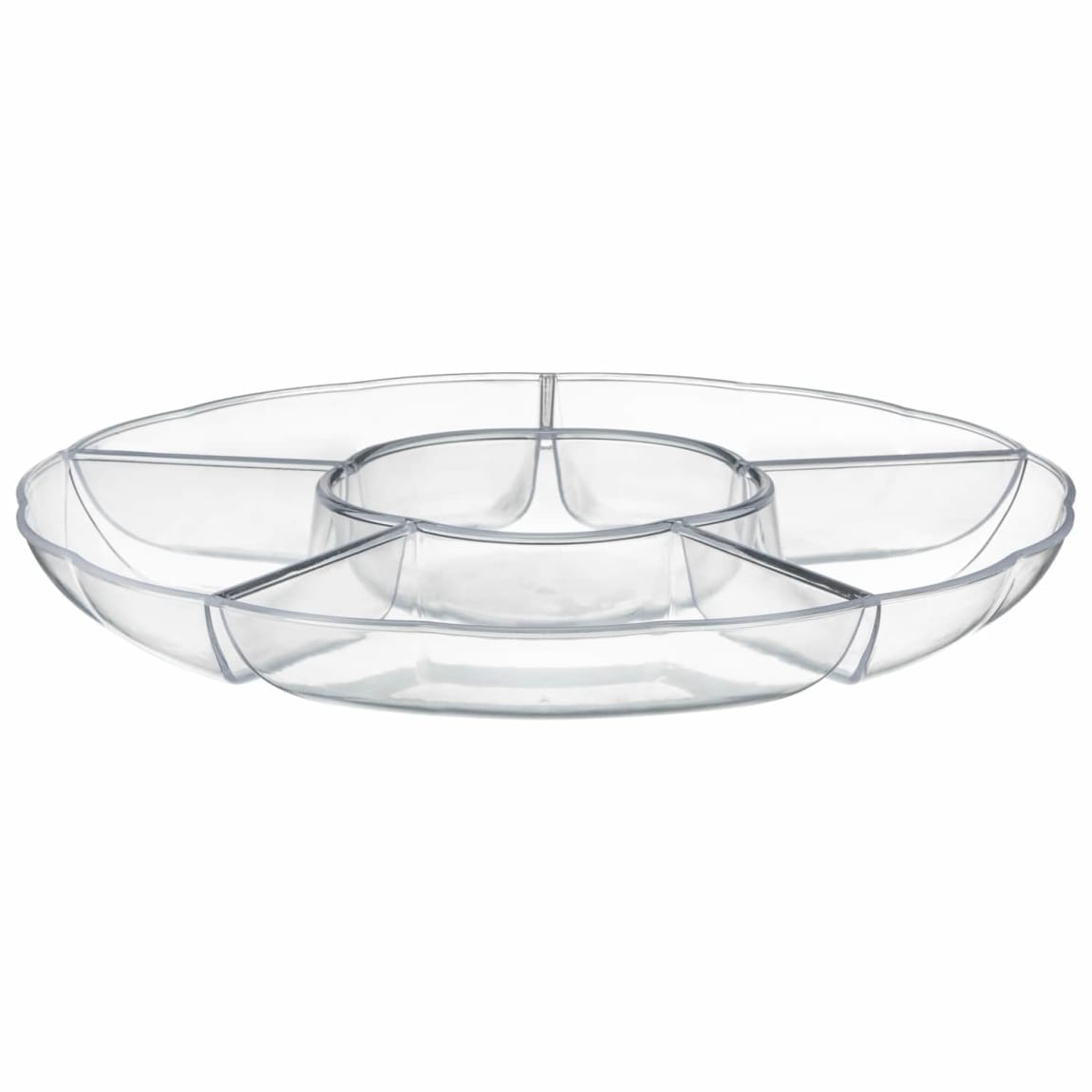 Clear Chip & Dip Bowl