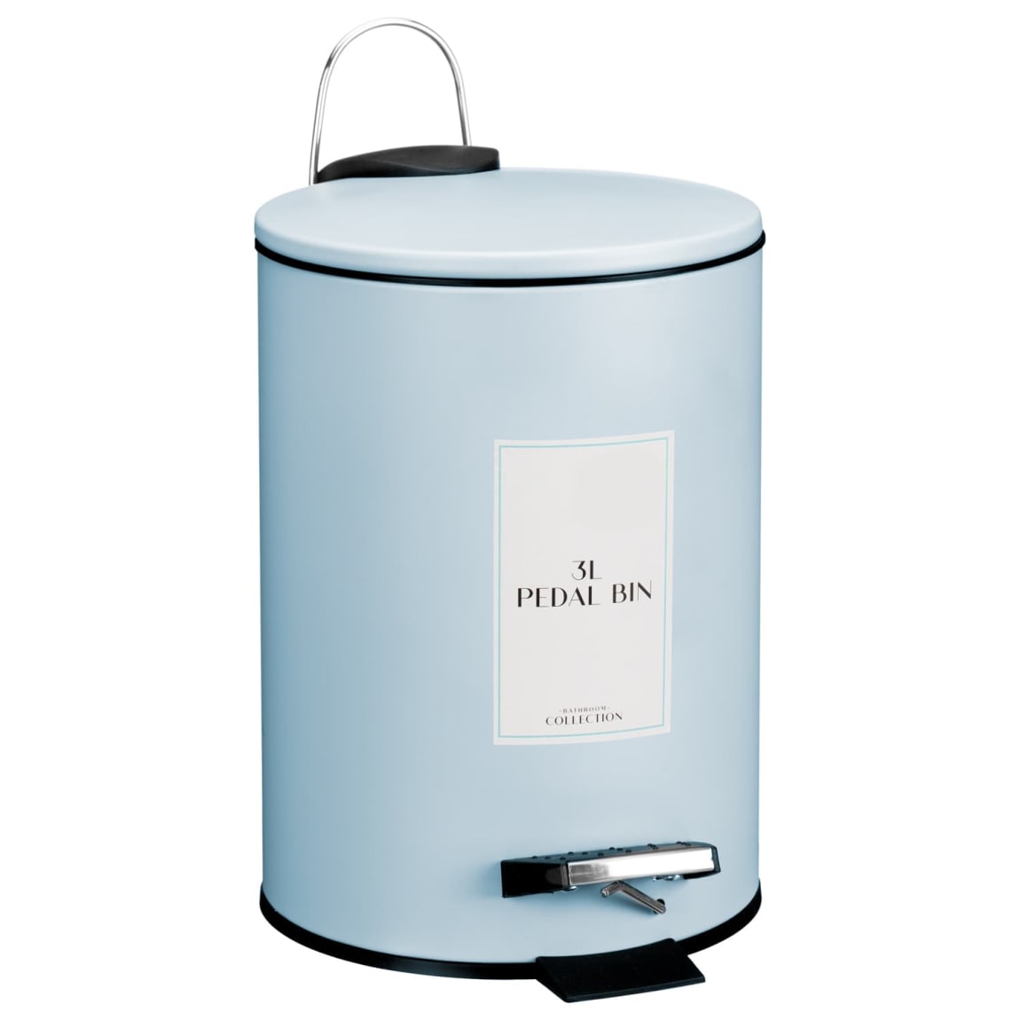 Bathroom Collection Pedal Bin 3L - Blue