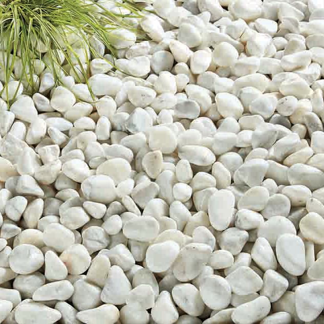 Pearl White Cobbles 750kg - Bulk Bag