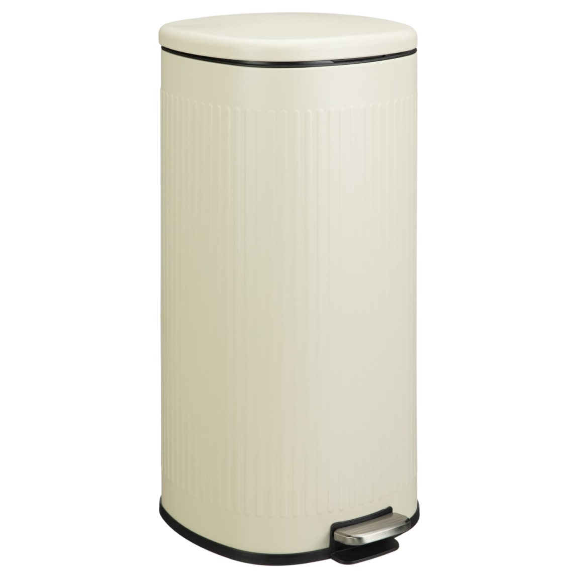 Natural Ribbed Pedal Bin
