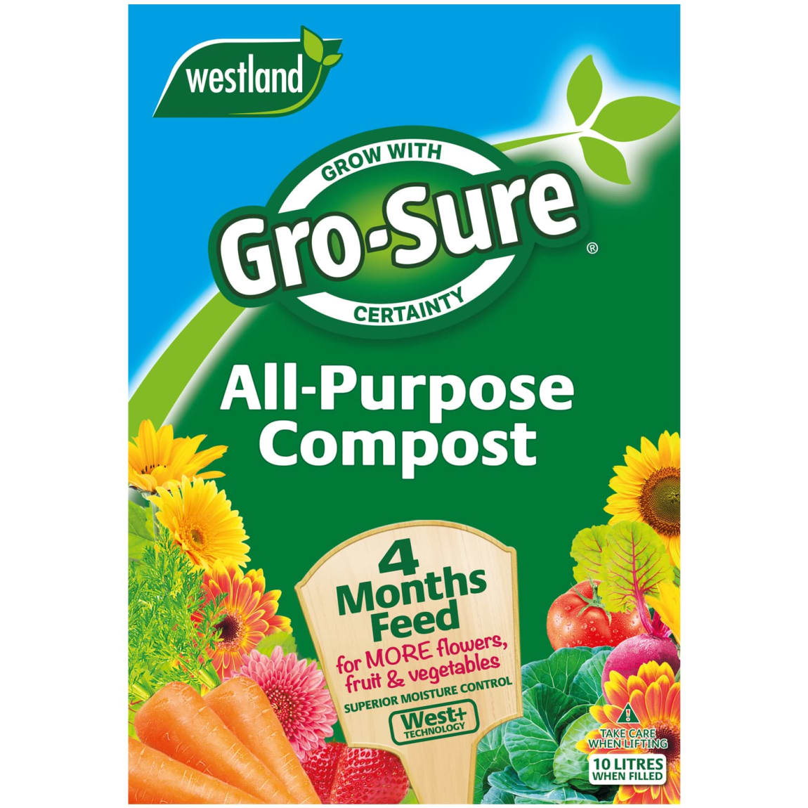 Westland Gro Sure All Purpose Compost 10L