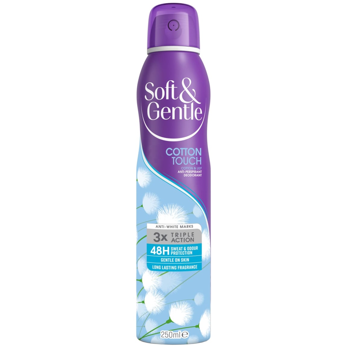Soft & Gentle Anti-Perspirant 250ml - Cotton Touch