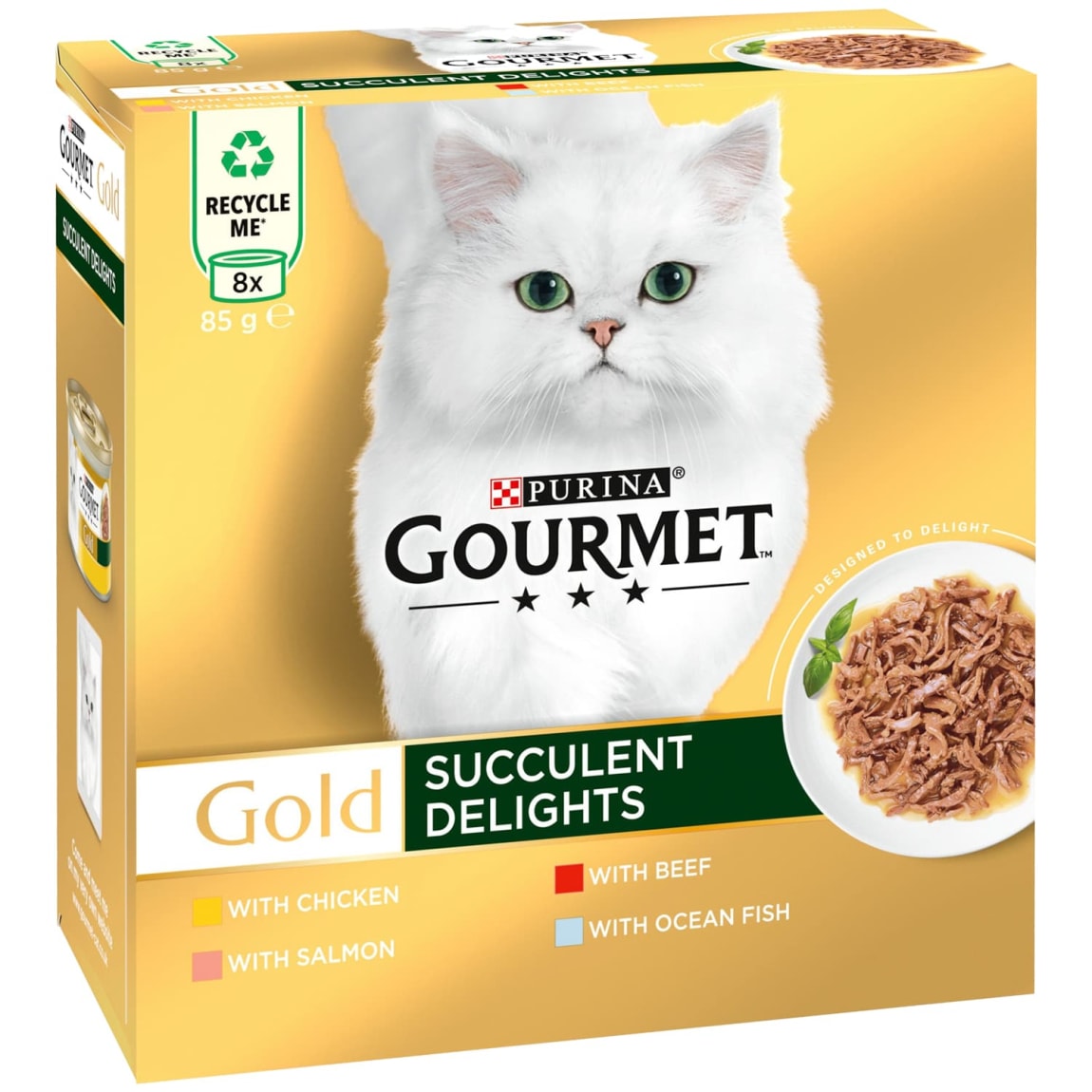 Purina Gourmet Gold Succulent Delights 8 x 85g