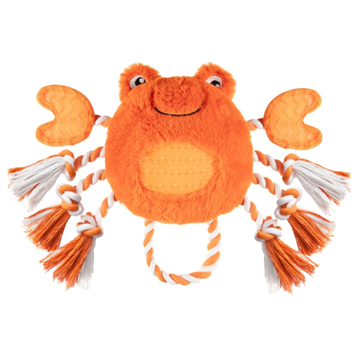 Ocean Adventures Flappy Feet Crab Dog Toy