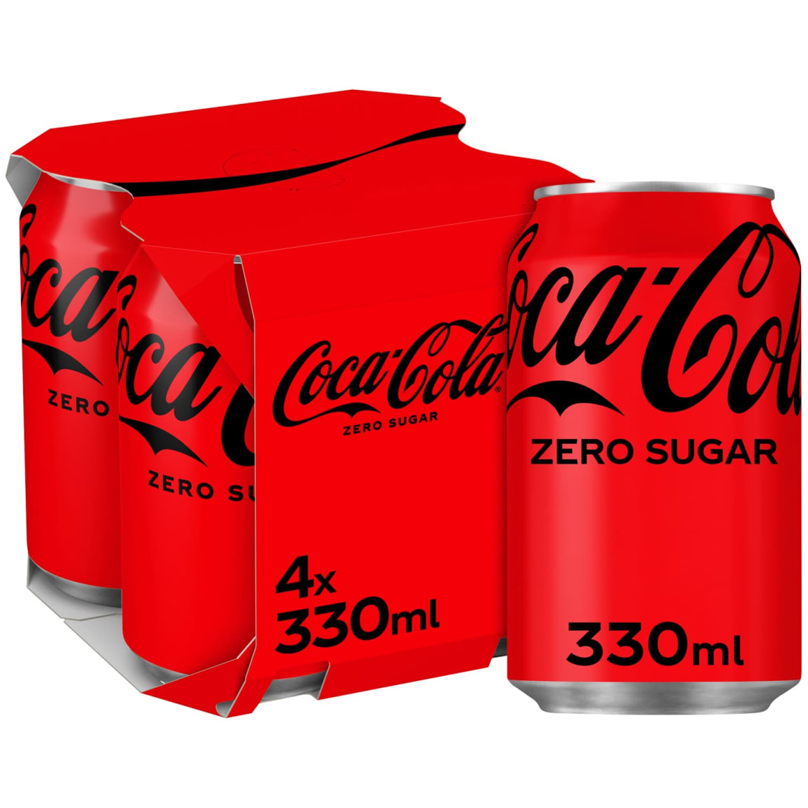 Coca Cola Zero Sugar 4 x 330ml