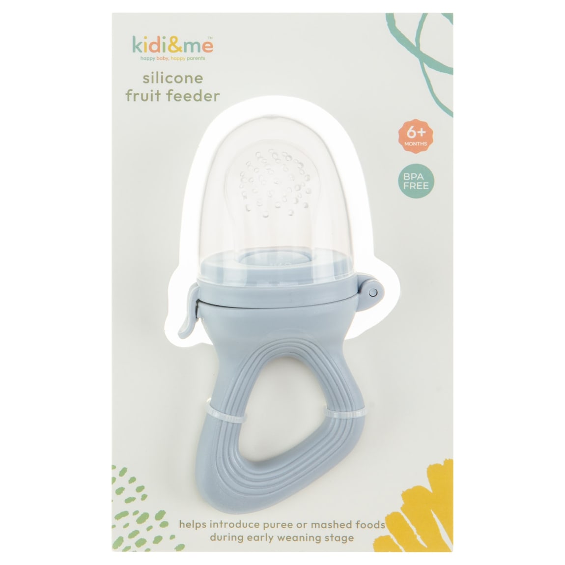 Silicone Fruit Feeder - Blue