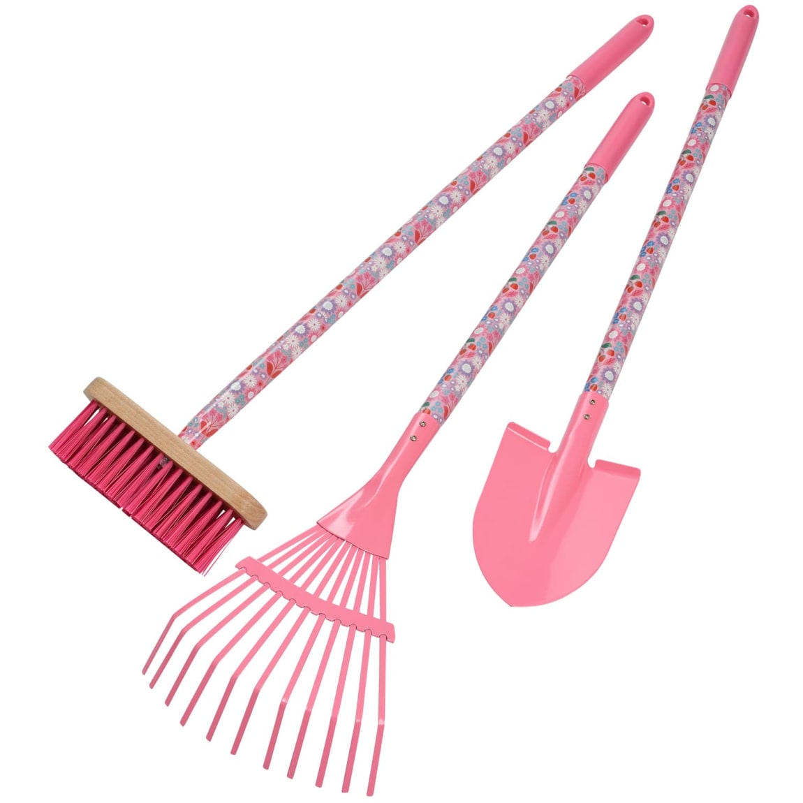 Kids Pink Long Handle Printed Tool - Assorted