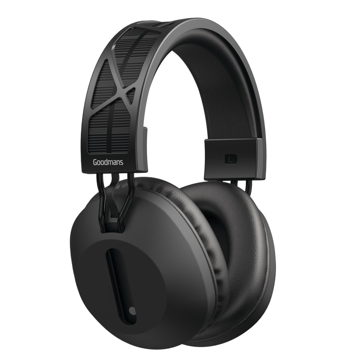 Goodmans Solar Powered Headphones - Black