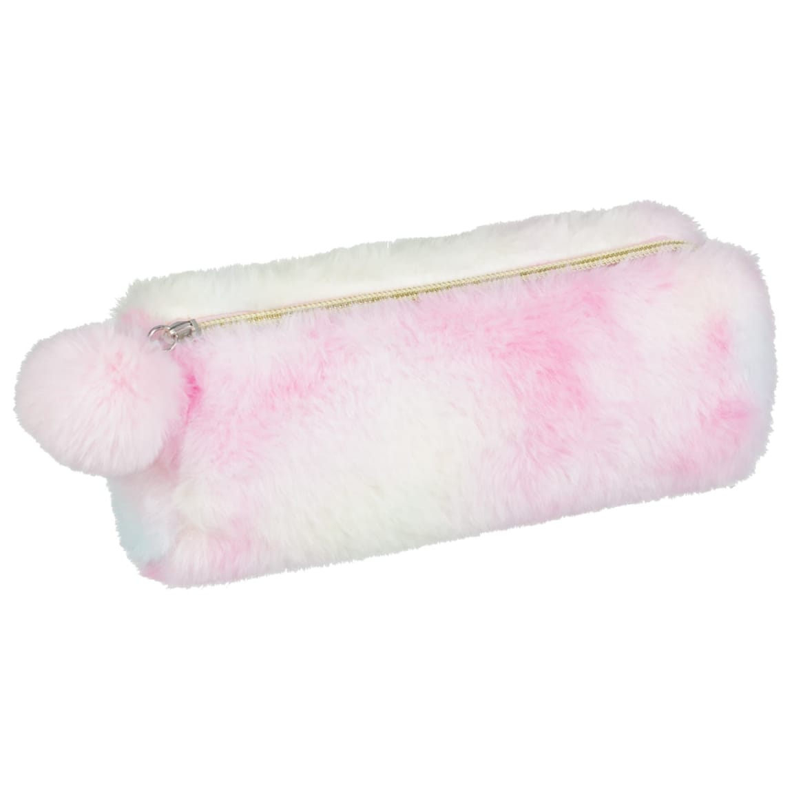 Fluffy Pencil Case - Pink