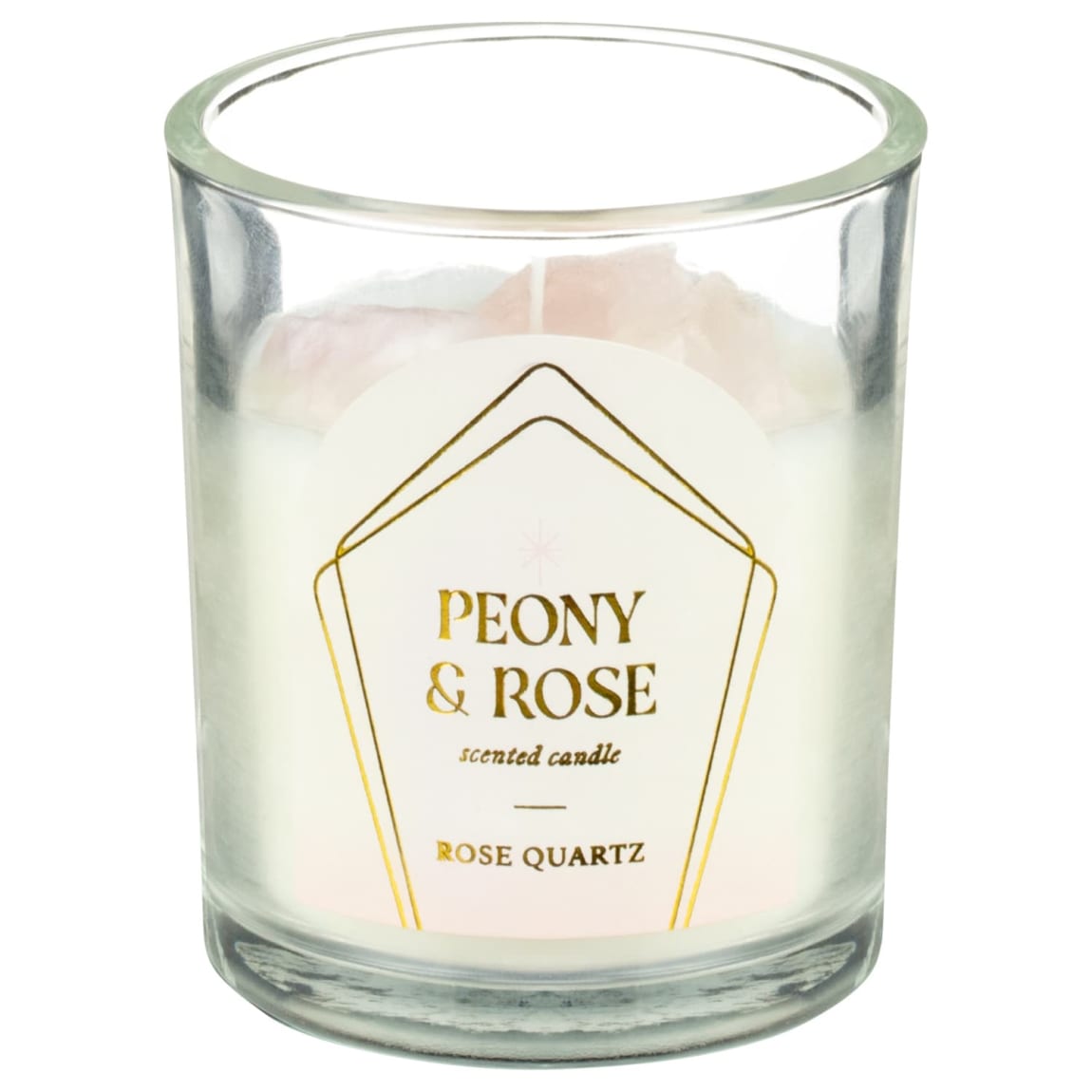 Small Crystal Candle - Peony & Rose