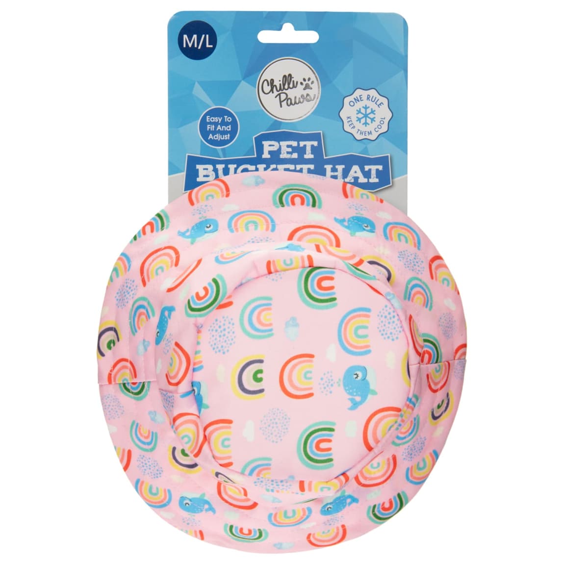 Chilli Paws Pet Bucket Hat Medium-Large - Pink