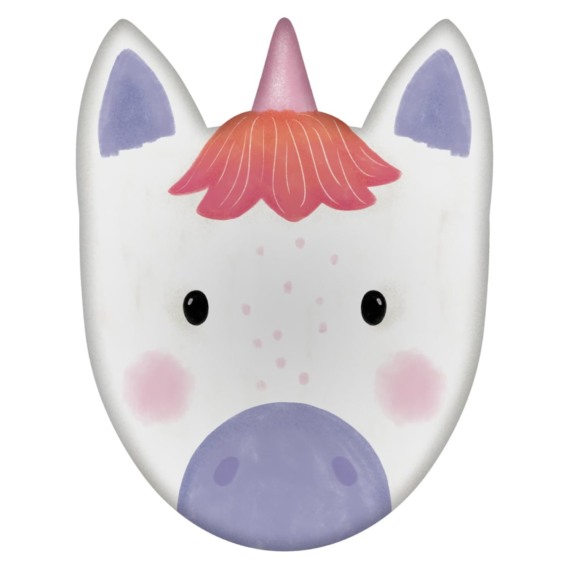 Kids Animal Shaped Plate - Unicorn