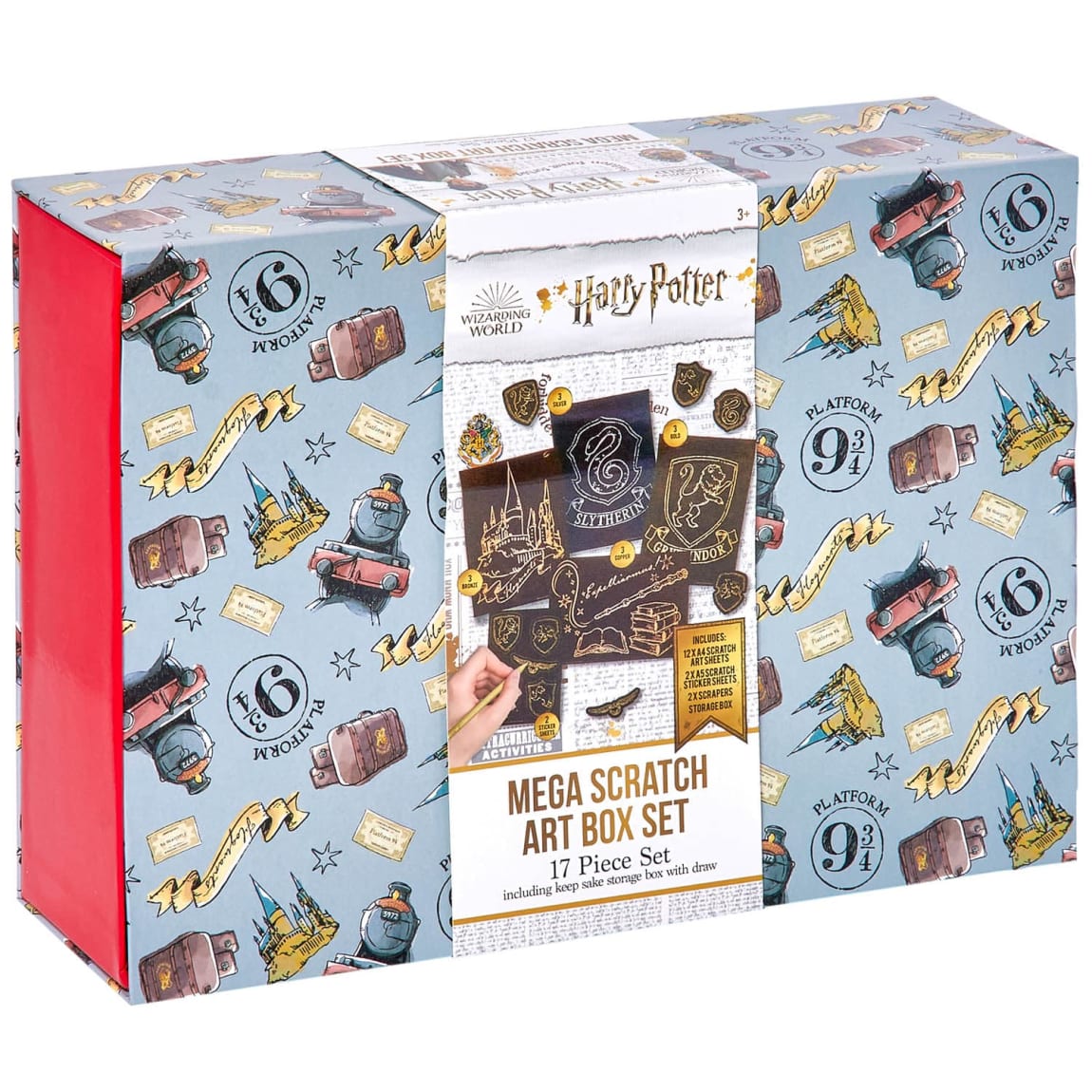 Harry Potter Mega Scratch Art Box Set 17pc