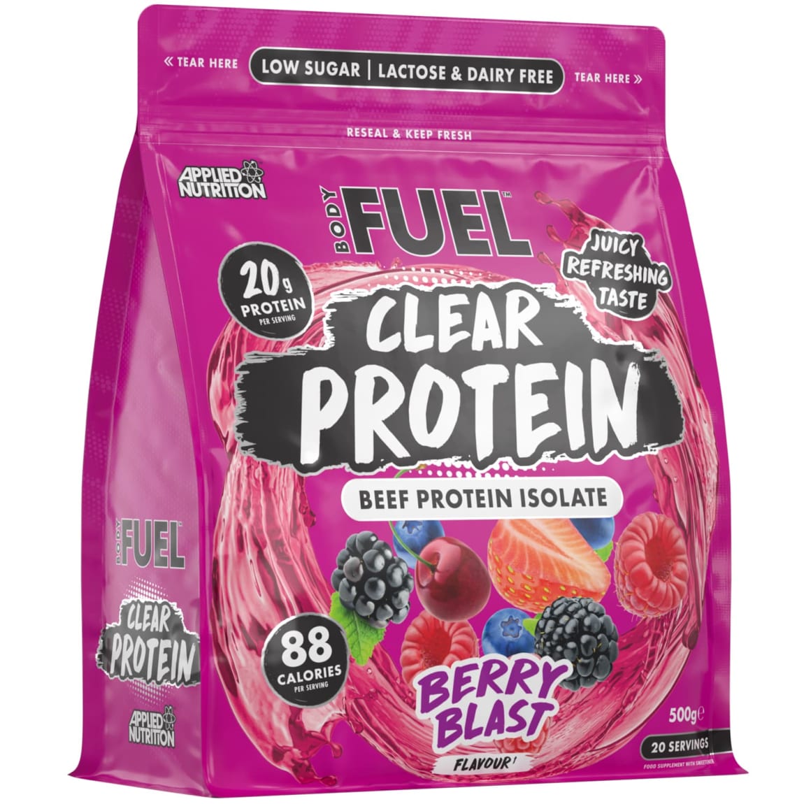Bodyfuel Clear Protein 500g - Berry Blast