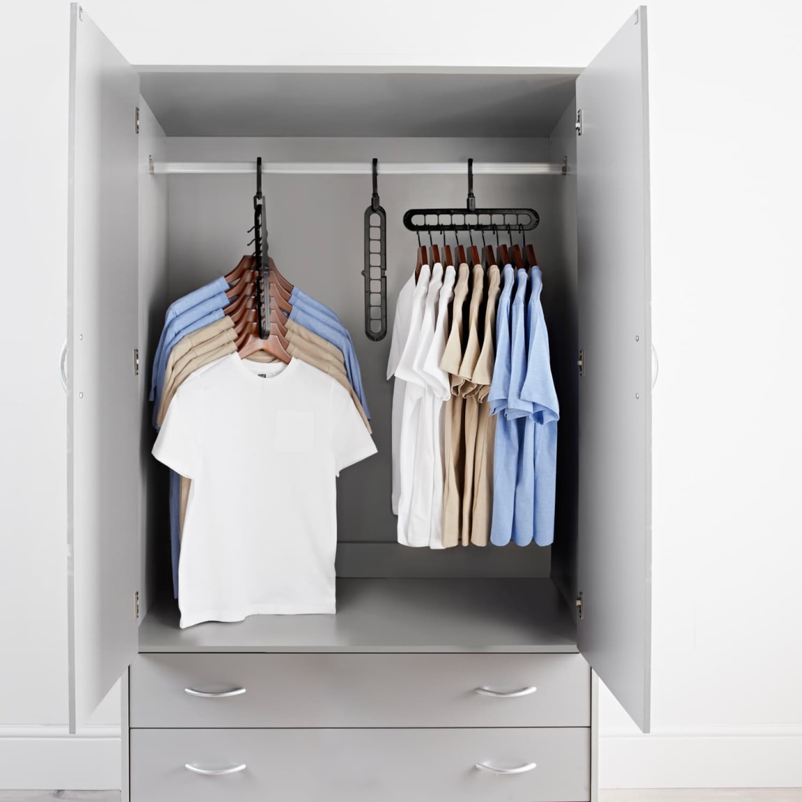 Space Saving Hangers 3pk - Black