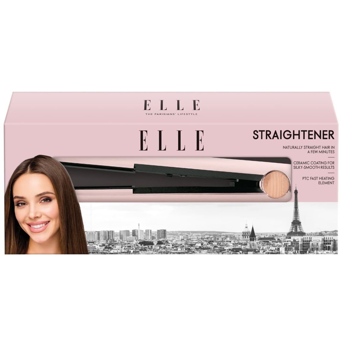 ELLE Hair Straightener - Pink