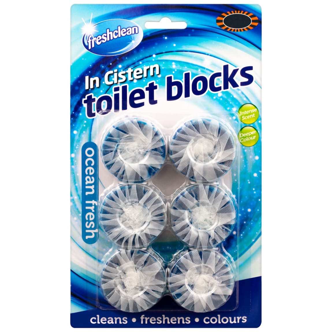 Freshclean Toilet Blocks 6pk - Ocean Fresh