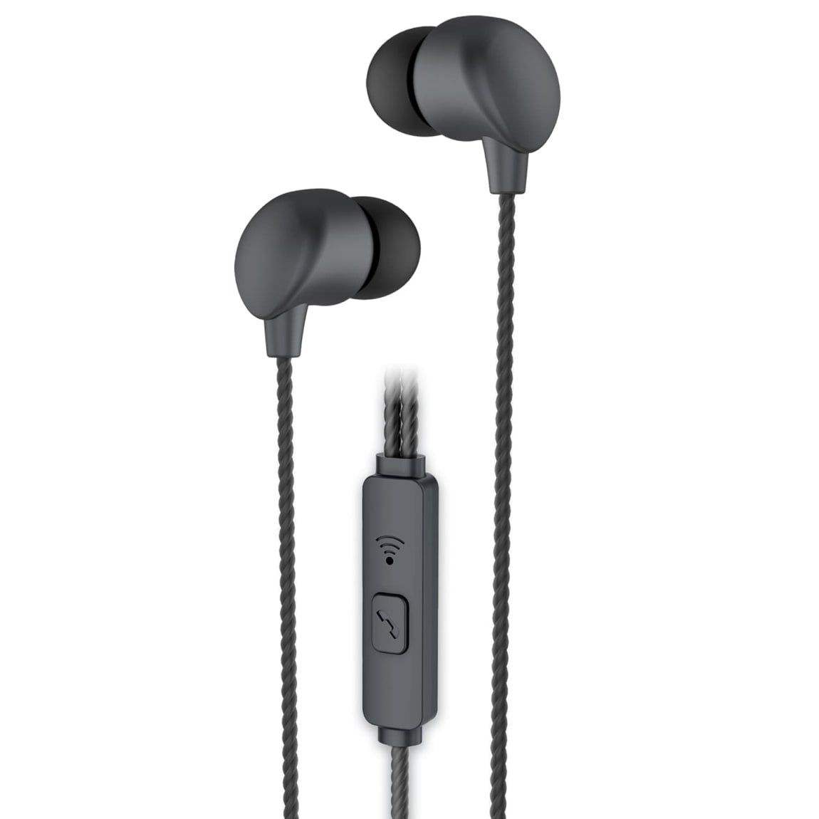 Goodmans Metallic Earphones - Black