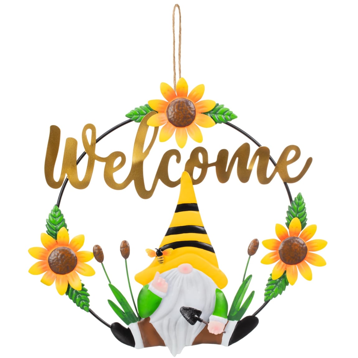 Metal Gonk Wreath - Bee