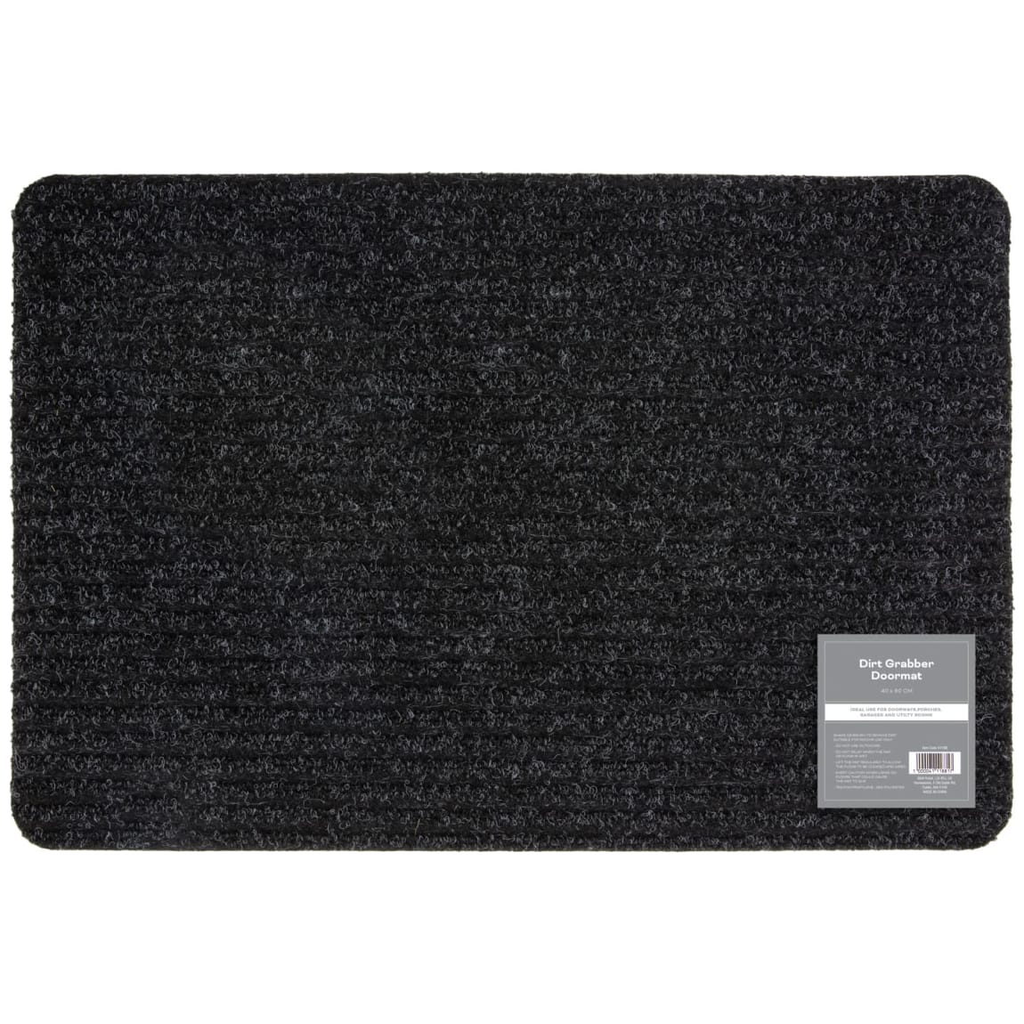 Dirt Grabber Doormat - Black