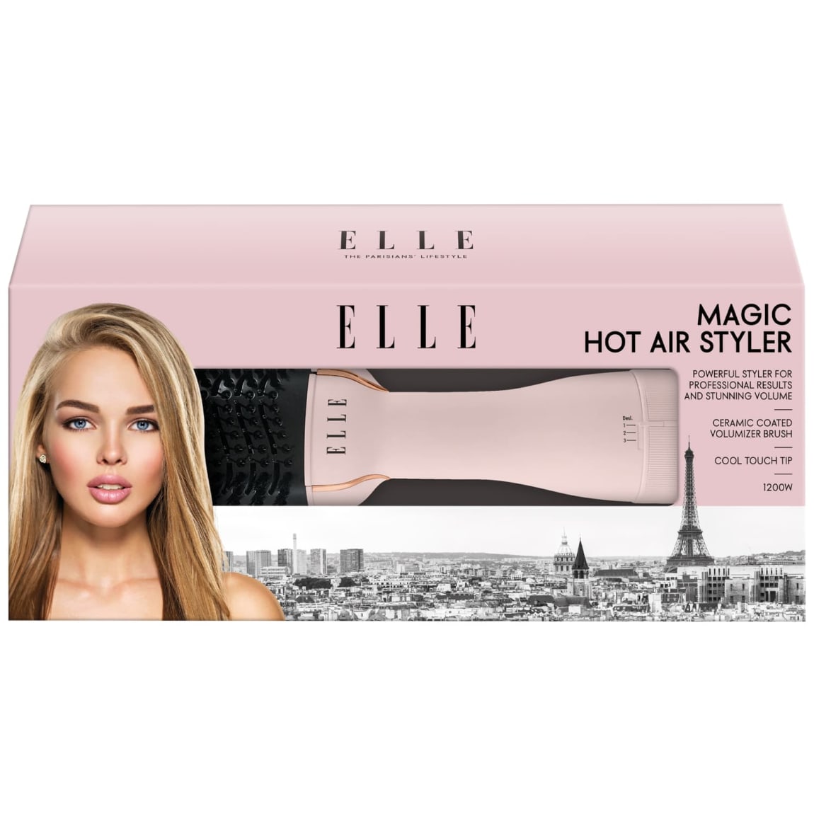 ELLE Magic Hot Air Styler - Pink