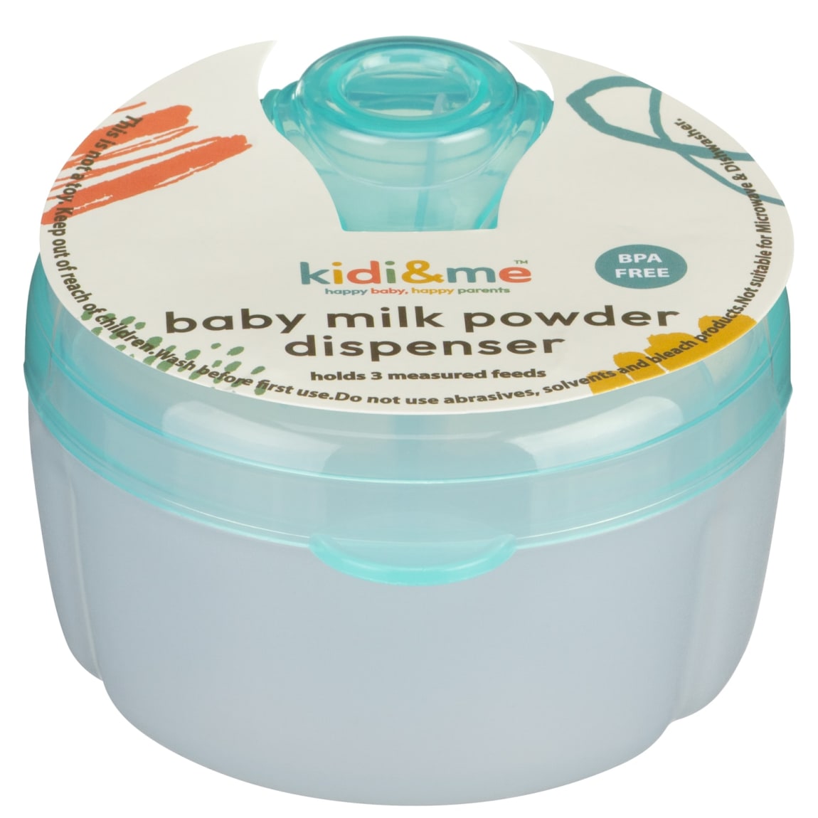 Baby Milk Powder Dispenser - Green