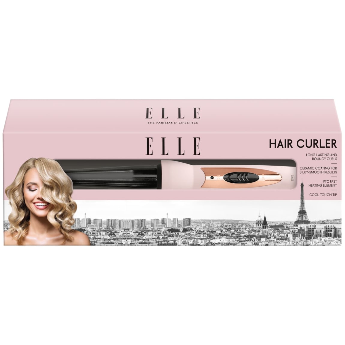 ELLE Hair Curler - Pink
