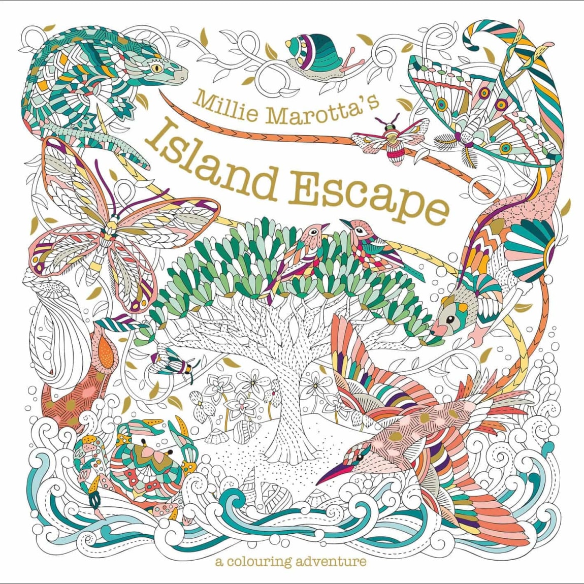 Millie Marotta's Island Escape Colouring Book