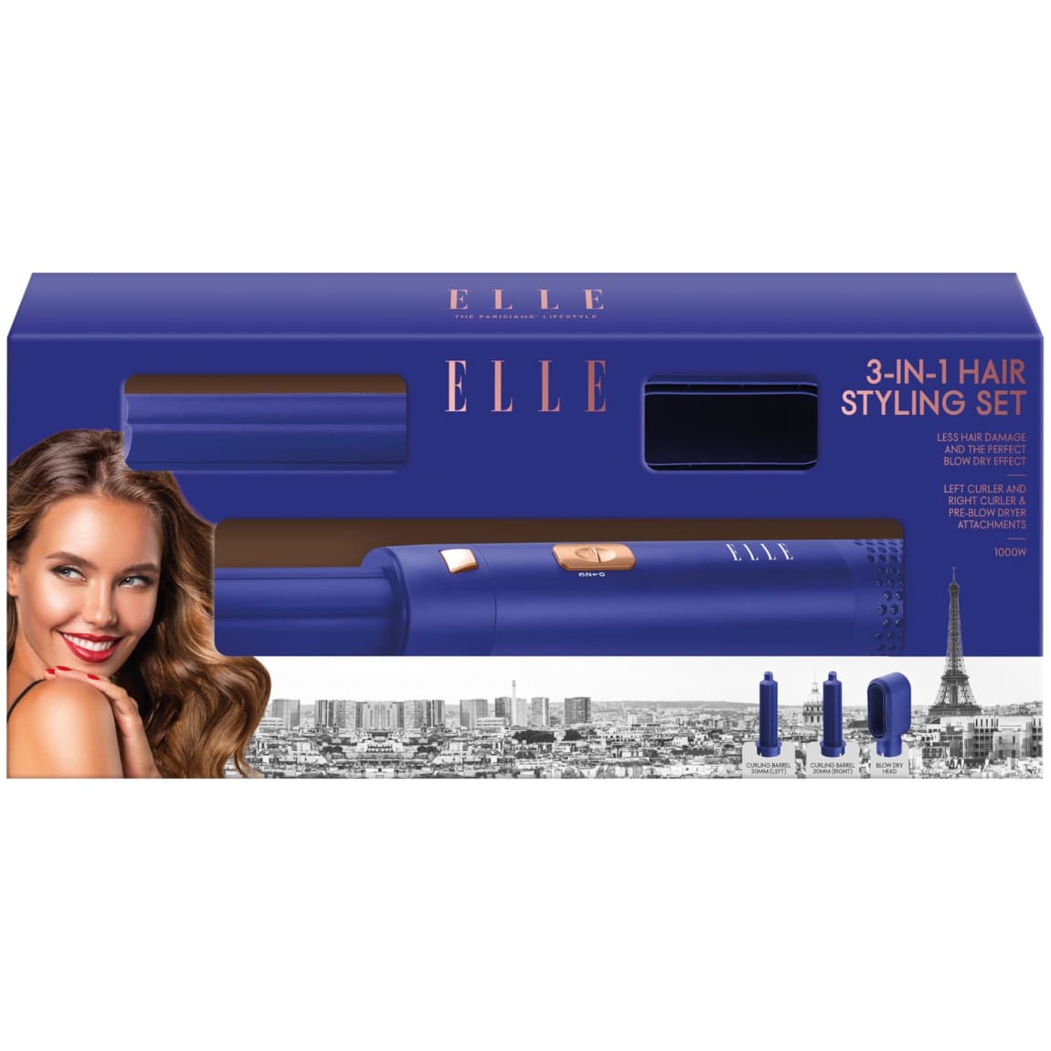 Elle 3 in 1 Hair Styling Set - Purple