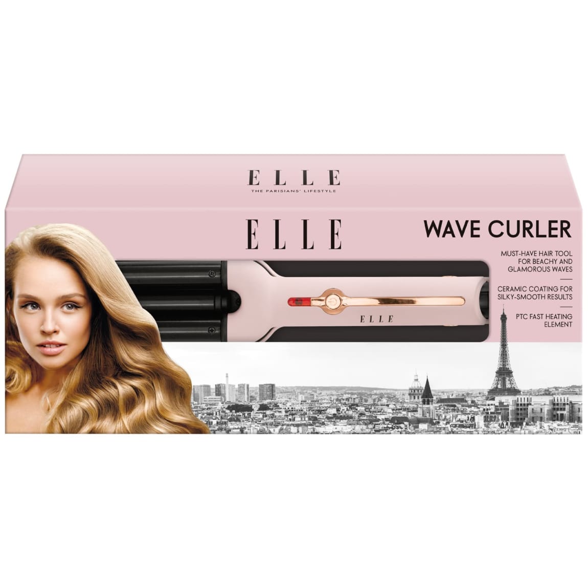 ELLE Wave Curler - Pink