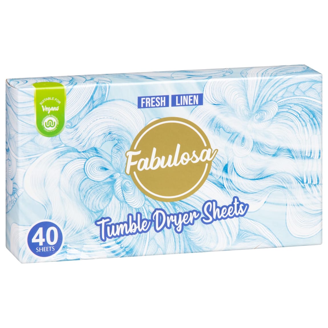 Fabulosa Tumble Dryer Sheet 40pk - Fresh Linen