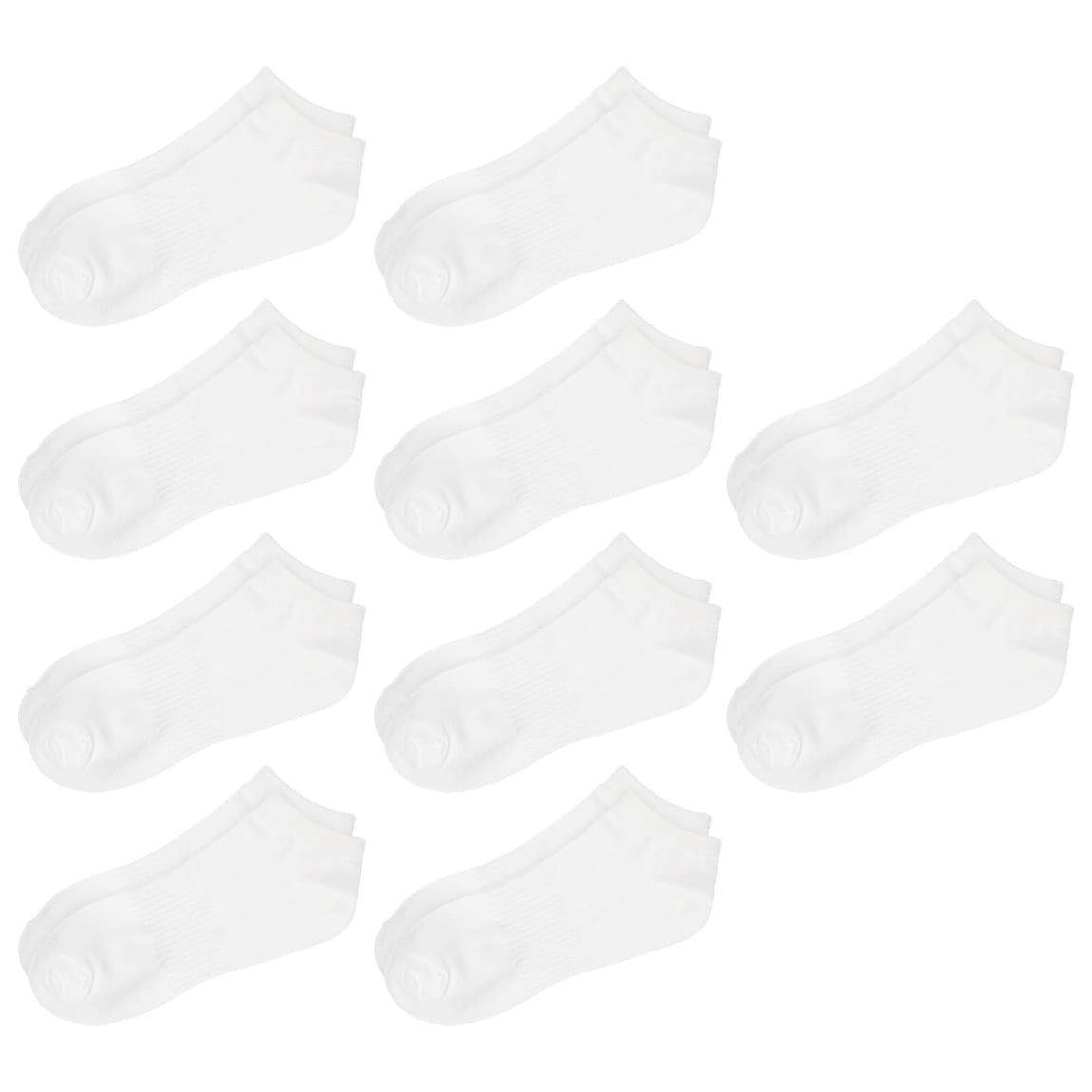 Ladies Trainer Socks 10pk - White