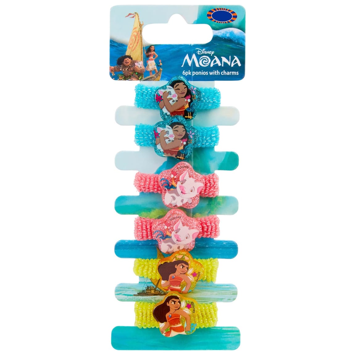 Moana Ponios with Charms 6pk