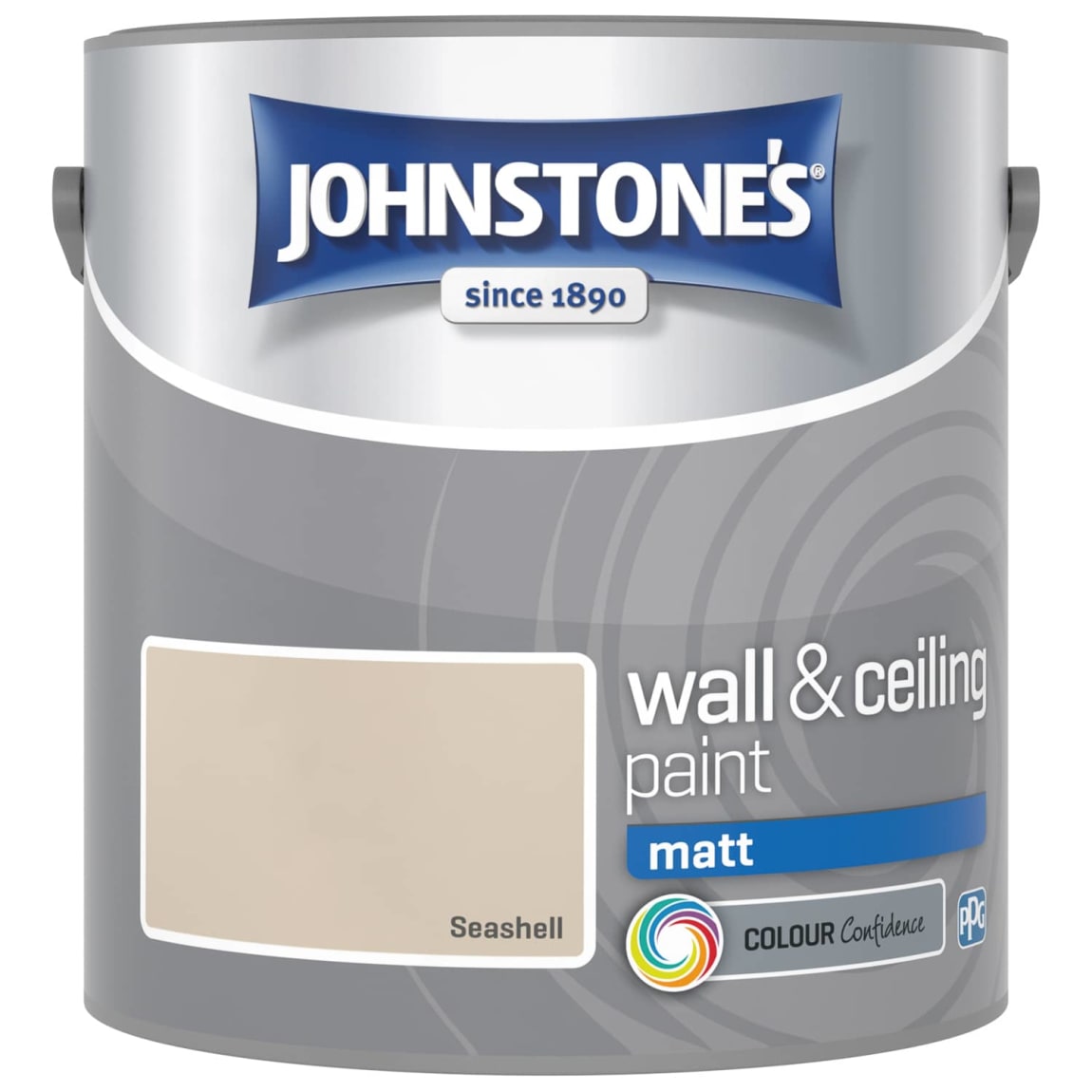 Johnstone's Paint Vinyl Matt Emulsion - Seashell 2.5L