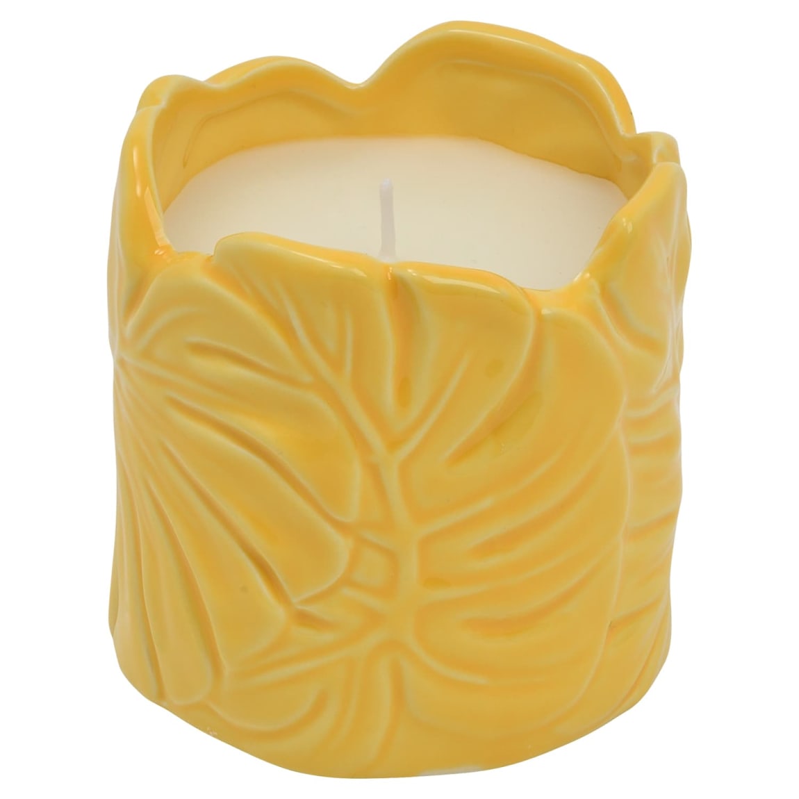 Paradiso Yellow Ceramic Candle