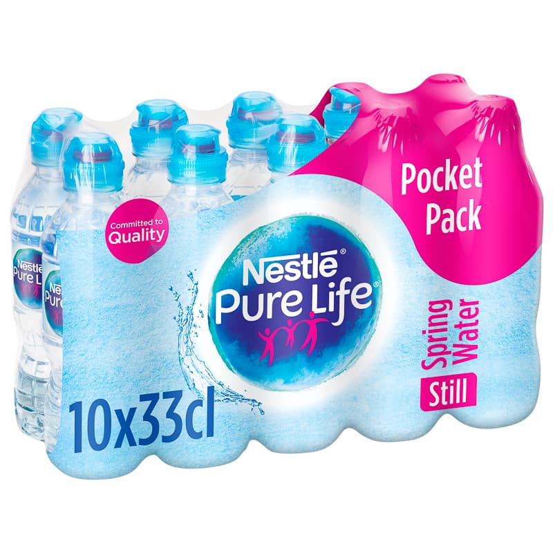 Nestle Pure Life Still Spring Water 10 x 330ml