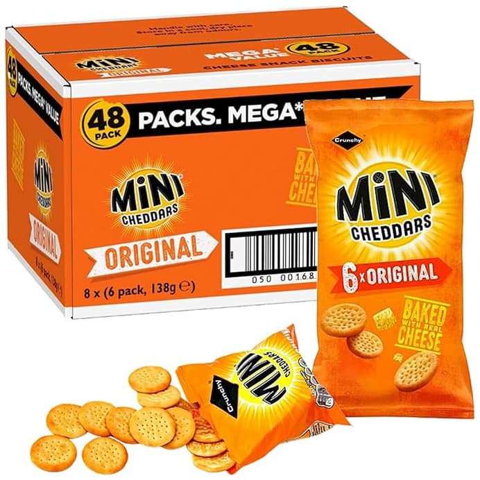 Jacobs Mini Cheddars Original 48pk
