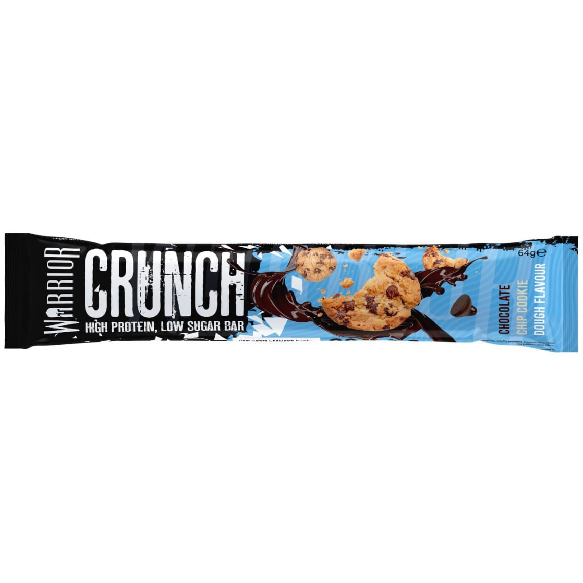 Warrior Crunch Protein Bar 64g - Chocolate Chip Cookie