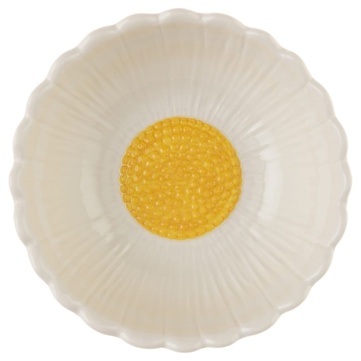 Daisy Serving Bowl - White