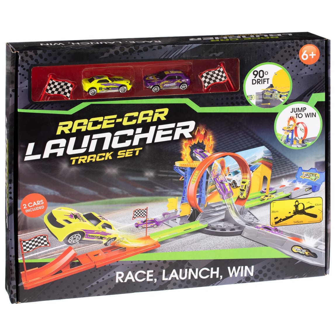 Race Car Launcher Track Set