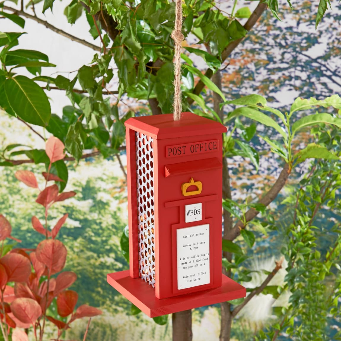 Post Box Peanut Feeder