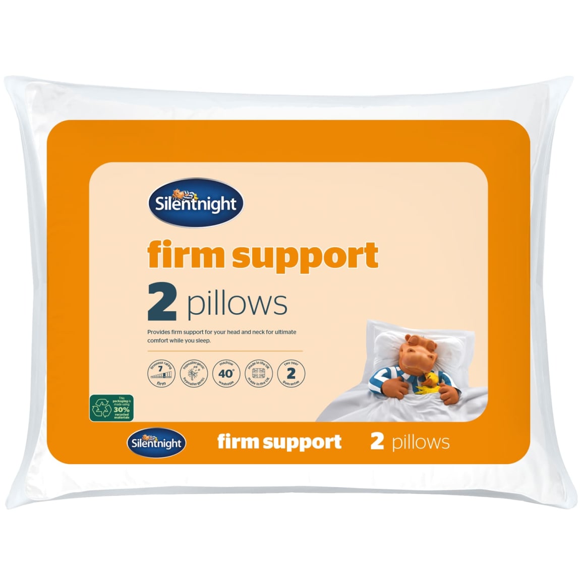 Silentnight Firm Support Pillows 2pk