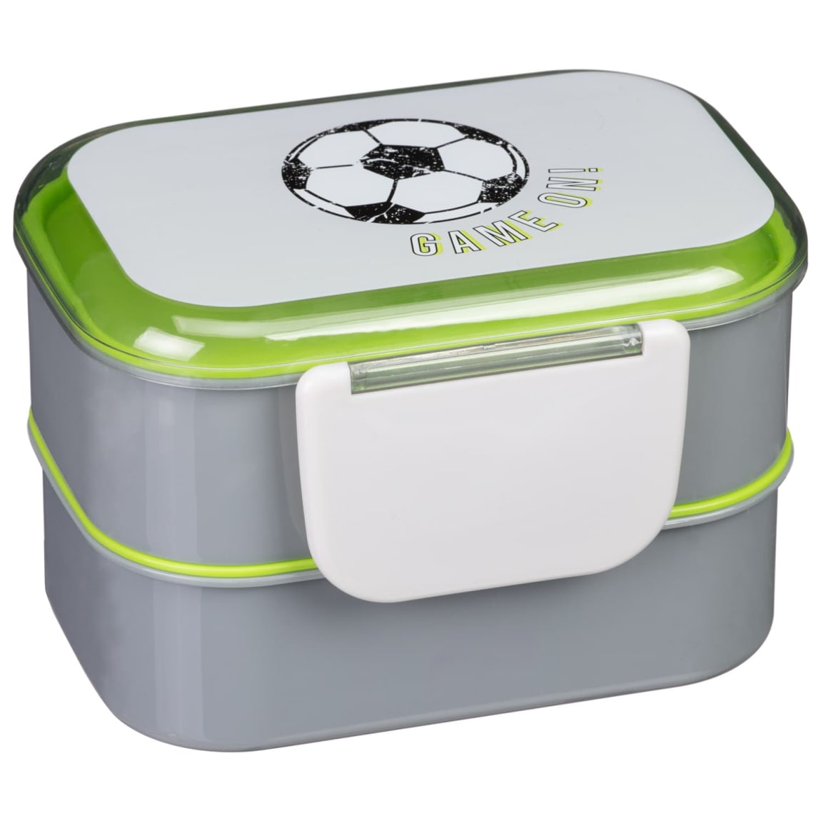 Large 2 Compartment Snack Box - Football