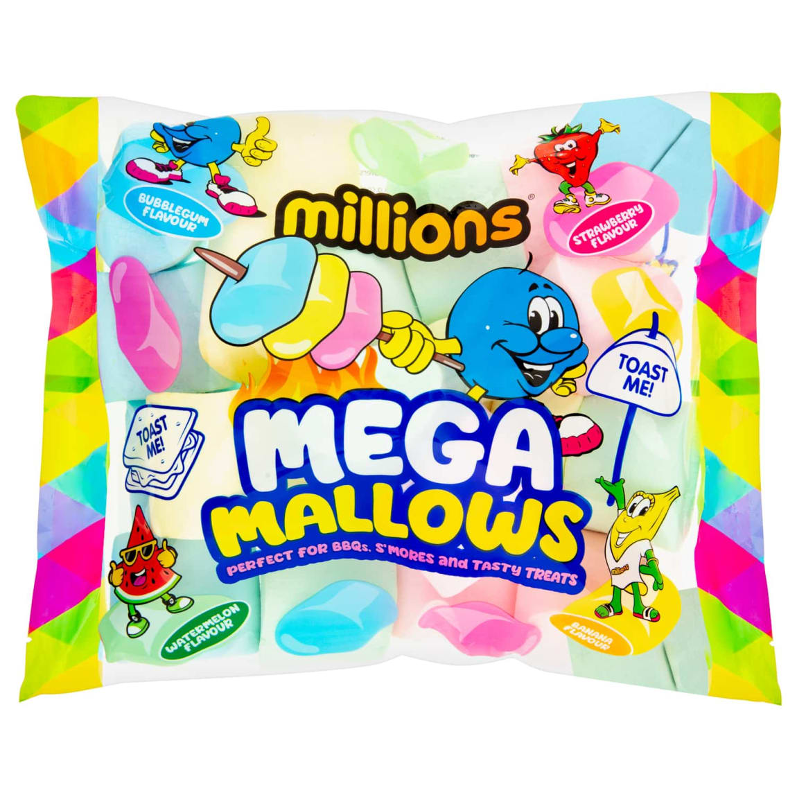 Millions Mega BBQ Mallows 500g